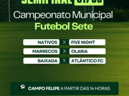 Campeonato Municipal de Futebol Sete promete fortes emoções neste sábado (31)
