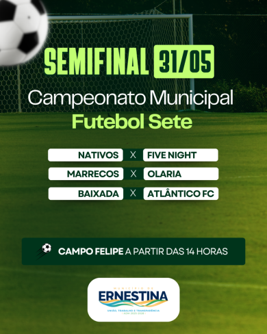 Campeonato Municipal de Futebol Sete promete fortes emoções neste sábado (31)