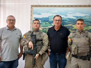 Ernestina recebeu reforço no efetivo da Brigada Militar com chegada de dois novos policiais