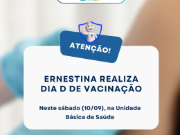 Ernestina realiza Dia D de Vacinação neste sábado (10) 