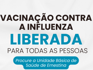 Vacinação contra a Influenza é liberada para a população em geral
