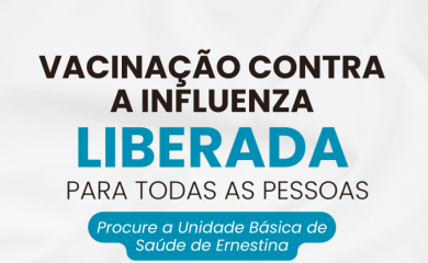 Vacinação contra a Influenza é liberada para a população em geral
