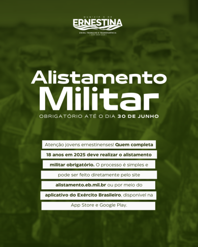 Alistamento Militar 2025: prazo vai até 30 de junho