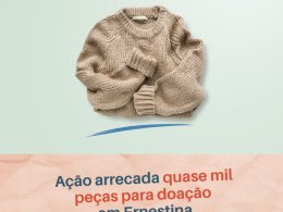 Campanha do Agasalho 2025 mobiliza Ernestina e arrecada quase mil peças