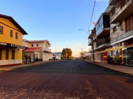Ernestina inicia asfaltamento de novas ruas urbanas