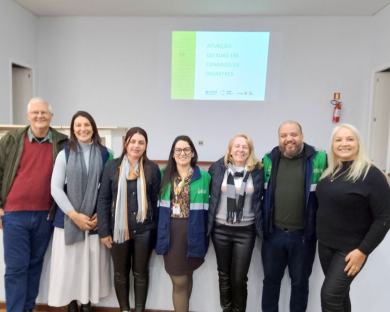 Oficina SUAS prepara equipe do Cras de Ernestina para atuação em situações de emergência