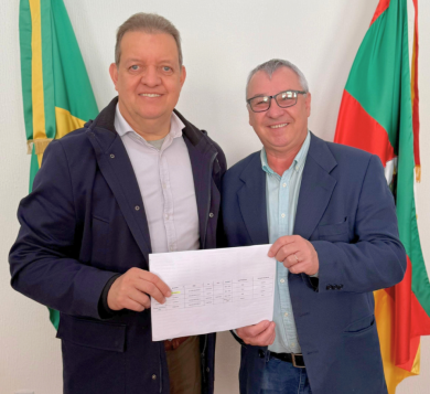 Vice-prefeito Leonir Vargas se reúne com o secretário estadual da Agricultura em Porto Alegre
