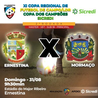 Copa dos Campeões Sicredi seguirá no domingo (31) em Ernestina