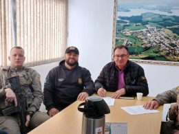 Prefeito Nico alinha estratégias de segurança e apoio ao Consepro em Ernestina