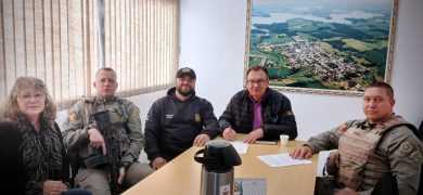 Prefeito Nico alinha estratégias de segurança e apoio ao Consepro em Ernestina