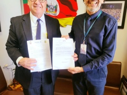 Vice-prefeito Leonir busca recursos em Brasília para melhorias na Educação e na Infraestrutura urbana de Ernestina