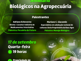 Ernestina promove seminário sobre o uso de biológicos na agropecuária