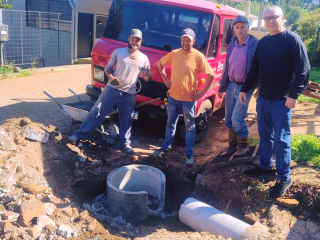 Obra na Rua Waldir Ivanir Wagner soluciona problema antigo