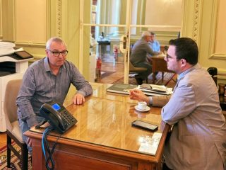 Reunião trata de recursos do Pavimenta 3 para asfaltamento de acesso turístico em Ernestina