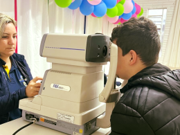 Alunos de Ernestina receberam atendimento oftalmológico