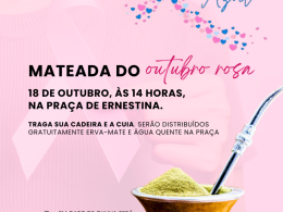 Ernestina terá Mateada do Outubro Rosa em homenagem às mulheres