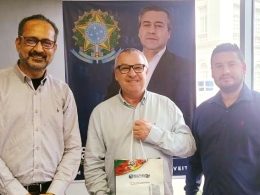 Vice-prefeito Leonir Vargas articula recursos para Ernestina em agenda na capital