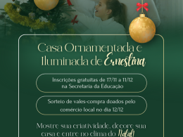 As luzes do Natal vão brilhar em Ernestina!