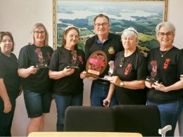 Grupo “Damas da Canastra” de Ernestina visita prefeito Nico
