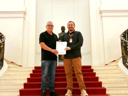 Vice-prefeito Leonir Vargas cumpre agenda no Gabinete do Governador em Porto Alegre