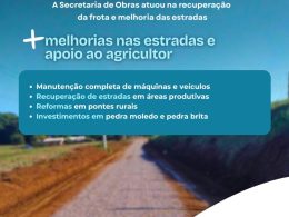 Estradas, pontes e apoio ao produtor: o trabalho da Secretaria de Obras de Ernestina em 2025
