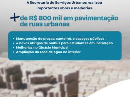 Secretaria de Serviços Urbanos de Ernestina faz balanço das ações de 2025