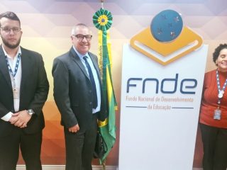 Vice-prefeito de Ernestina cumpre agenda no FNDE em Brasília