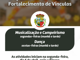 Cras de Ernestina inicia atividades dos grupos de convivência 