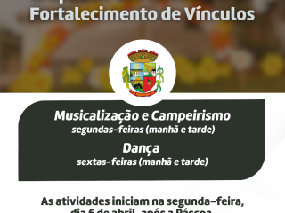 Cras de Ernestina inicia atividades dos grupos de convivência 