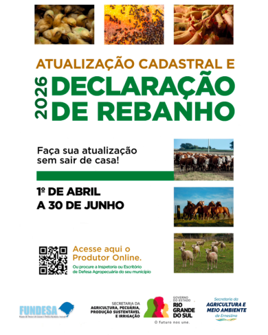 Declaração de Rebanho 2026: Fique atento ao prazo! 