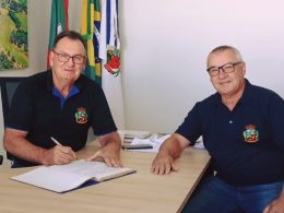 Leonir Vargas assume como prefeito em exercício durante agenda do prefeito Nico