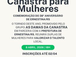 Torneio de Canastra para Mulheres é destaque na programação dos 38 anos de Ernestina