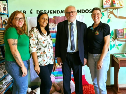 Escola João Alfredo Sachser promove roda de conversa no projeto ‘Leitura de Mundos’