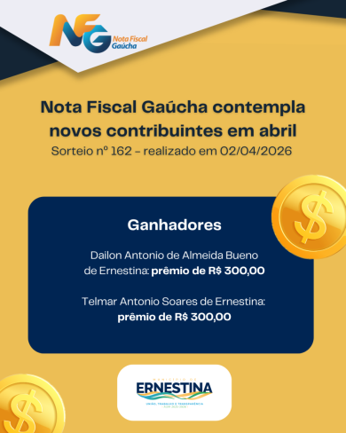 Nota Fiscal Gaúcha contempla novos contribuintes em abril