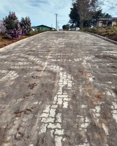 Obra de pavimentação avança e chega a 30% de execução em Ernestina