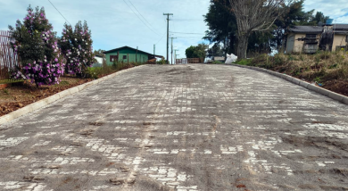 Obra de pavimentação avança e chega a 30% de execução em Ernestina