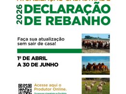 Produtores têm até 30 de junho para realizar a Declaração Anual de Rebanho