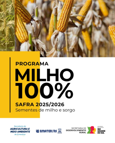Programa Milho 100% está com inscrições abertas em Ernestina