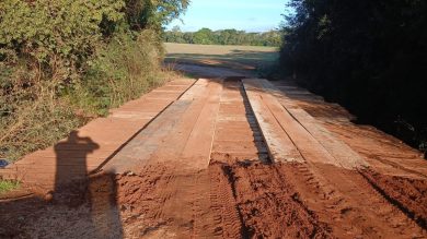 Recuperação de ponte entre Ernestina e Santo Antônio do Planalto amplia segurança e mobilidade