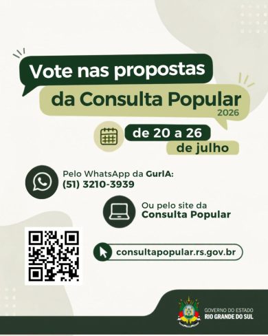 Consulta Popular abre votação de 20 a 26 de julho