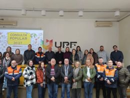 Vice-prefeito Leonir Vargas participa de reunião sobre a Consulta Popular