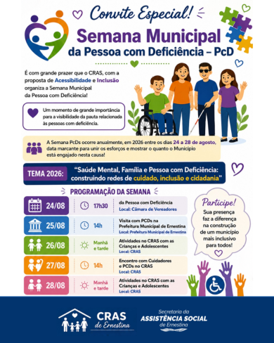 Ernestina participa da XXXII Semana Estadual da Pessoa com Deficiência