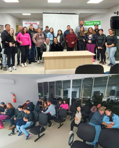 Grupo de gestantes Gestar Amor inicia atividades com acolhimento, vínculo e cuidado às futuras mamães em Ernestina