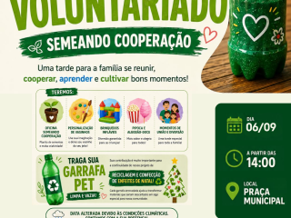 Movimento de Voluntariado promove tarde de cooperação e sustentabilidade em Ernestina