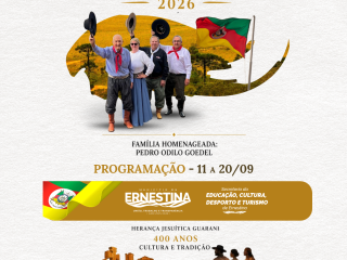 Vem aí os Festejos Farroupilhas 2026 de Ernestina