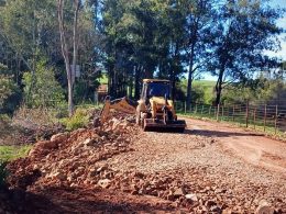 Chuvas voltam a danificar estradas e mobilizam equipes no interior de Ernestina