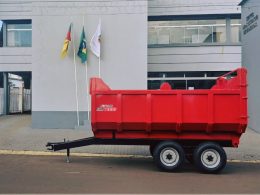 Ernestina amplia Patrulha Agrícola com nova carreta basculante
