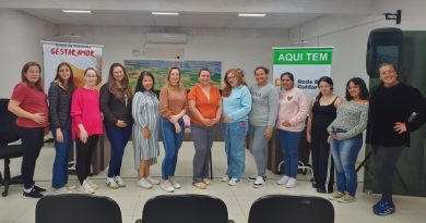 Grupo de gestantes Gestar Amor recebe orientações sobre cuidados com recém-nascidos