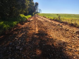 Obras avançam na estrada Esquina Penz