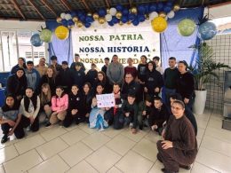 Semana da Pátria: escolas de Ernestina realizam atividades cívicas 